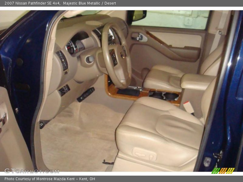 Majestic Blue Metallic / Desert 2007 Nissan Pathfinder SE 4x4