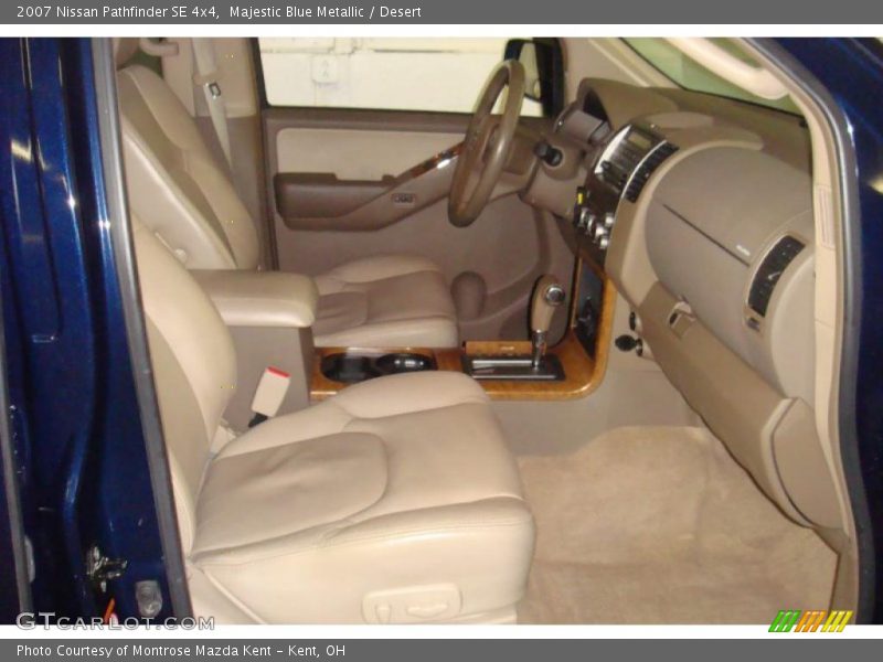 Majestic Blue Metallic / Desert 2007 Nissan Pathfinder SE 4x4