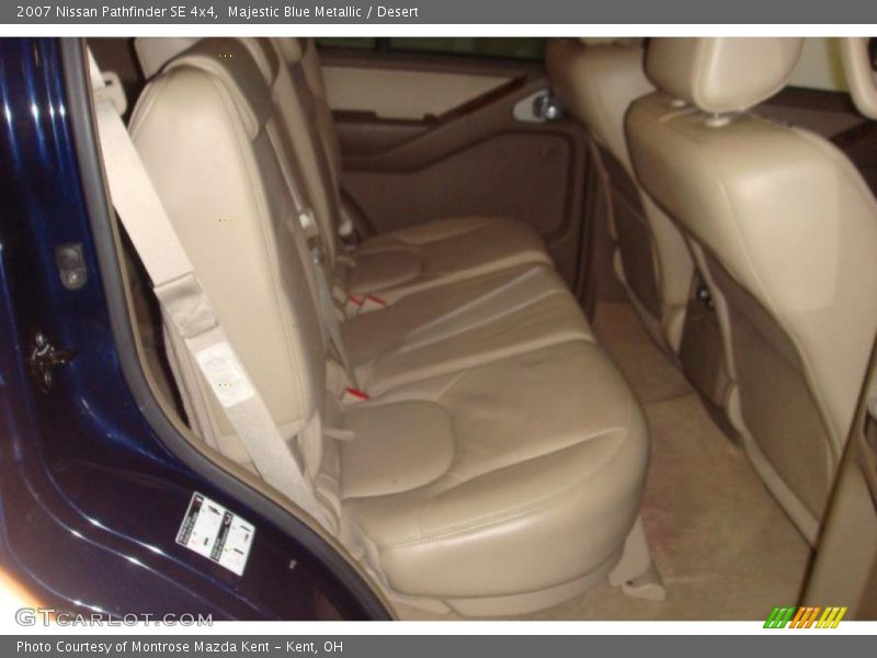 Majestic Blue Metallic / Desert 2007 Nissan Pathfinder SE 4x4