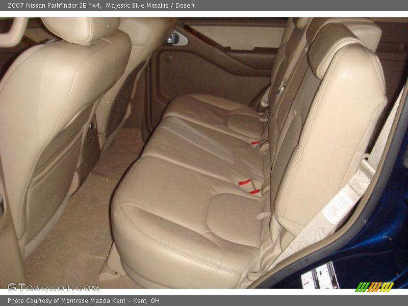 Majestic Blue Metallic / Desert 2007 Nissan Pathfinder SE 4x4