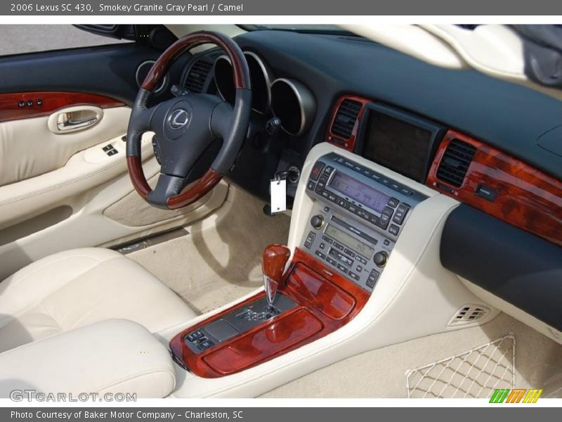 Smokey Granite Gray Pearl / Camel 2006 Lexus SC 430