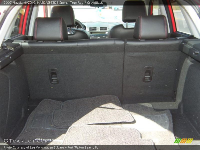 True Red / Gray/Black 2007 Mazda MAZDA3 MAZDASPEED3 Sport
