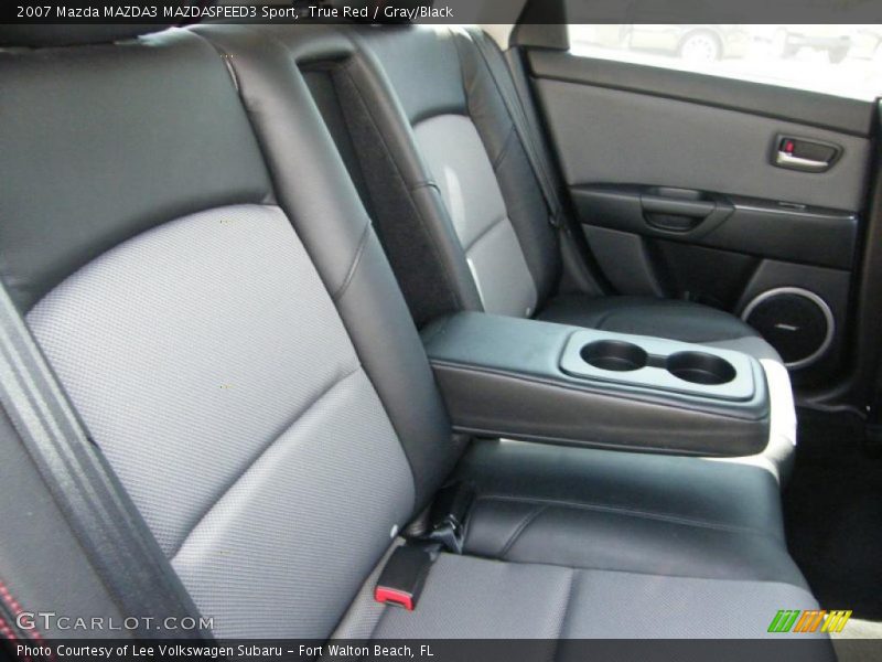 True Red / Gray/Black 2007 Mazda MAZDA3 MAZDASPEED3 Sport