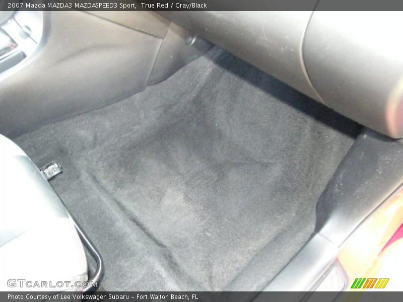 True Red / Gray/Black 2007 Mazda MAZDA3 MAZDASPEED3 Sport