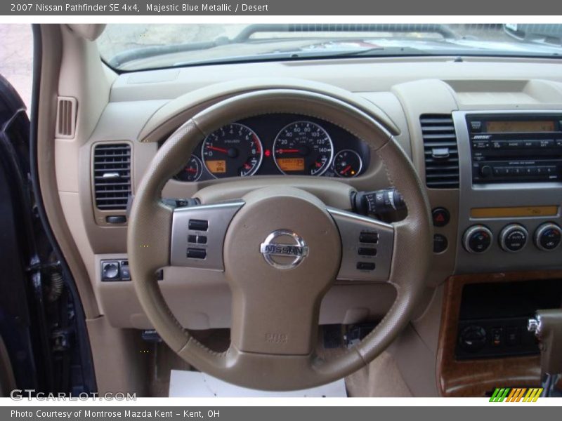 Majestic Blue Metallic / Desert 2007 Nissan Pathfinder SE 4x4