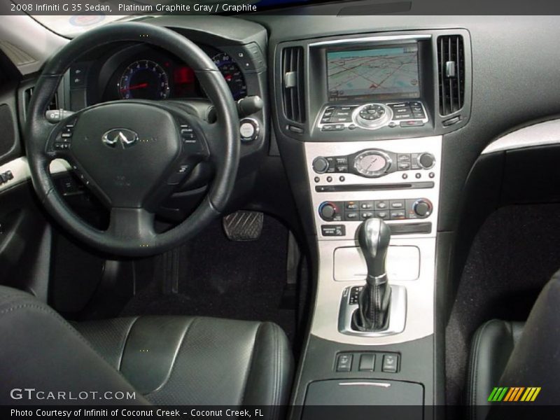 Platinum Graphite Gray / Graphite 2008 Infiniti G 35 Sedan