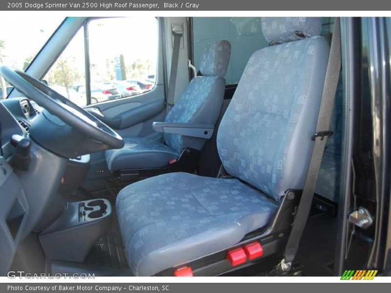 Black / Gray 2005 Dodge Sprinter Van 2500 High Roof Passenger