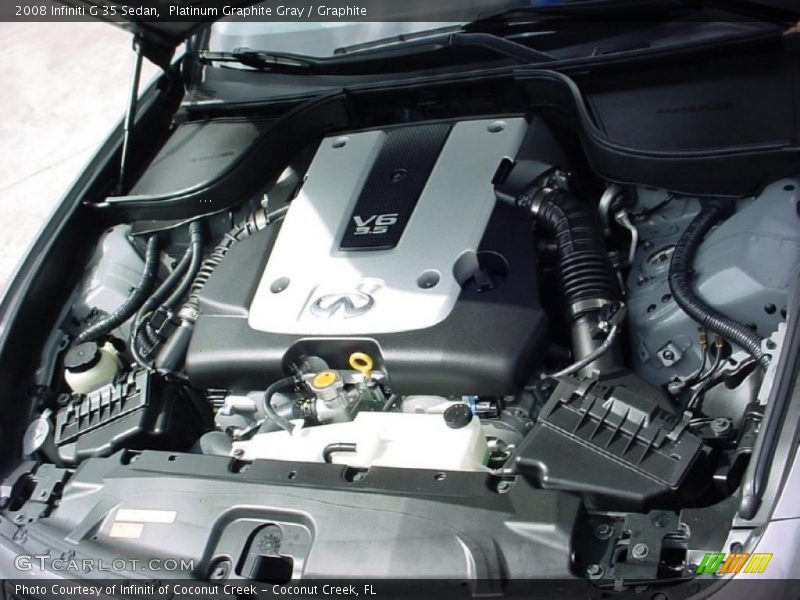 Platinum Graphite Gray / Graphite 2008 Infiniti G 35 Sedan