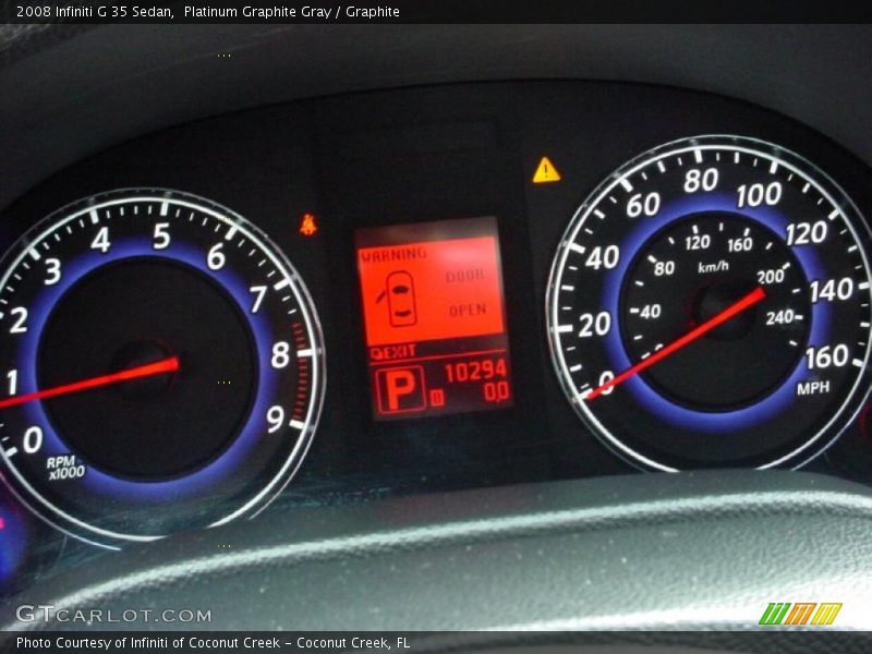 Platinum Graphite Gray / Graphite 2008 Infiniti G 35 Sedan