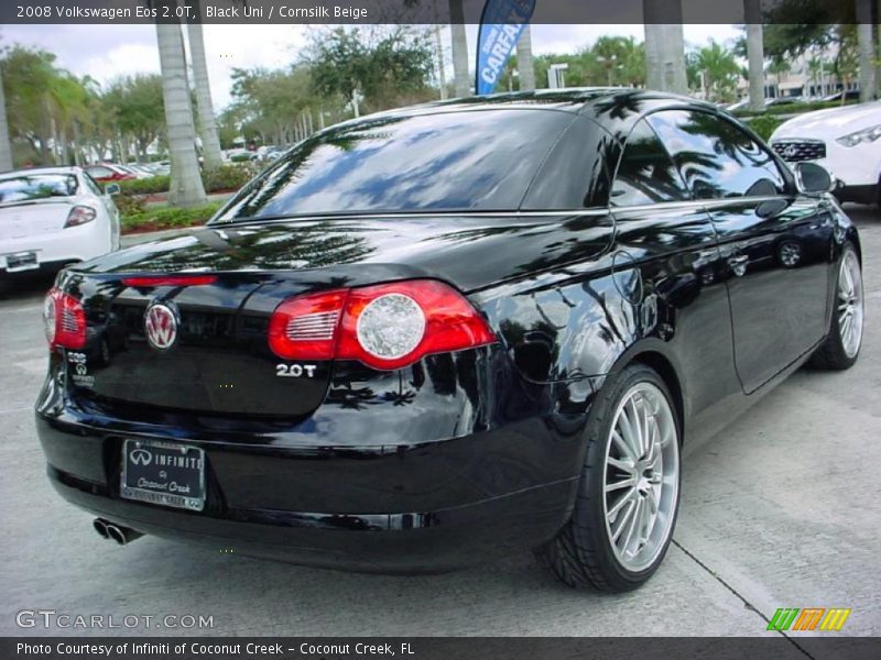 Black Uni / Cornsilk Beige 2008 Volkswagen Eos 2.0T