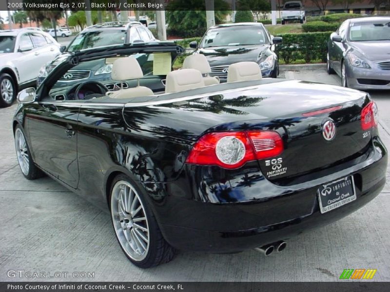 Black Uni / Cornsilk Beige 2008 Volkswagen Eos 2.0T
