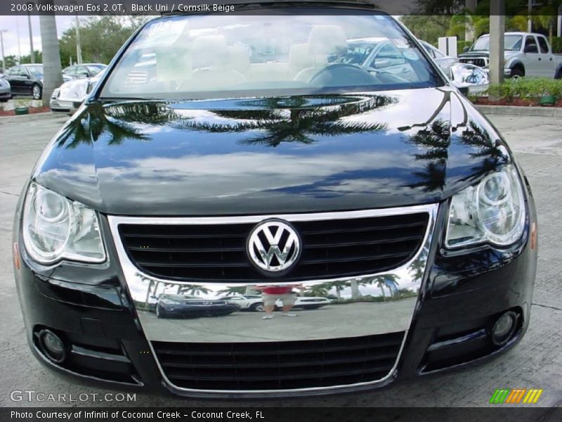 Black Uni / Cornsilk Beige 2008 Volkswagen Eos 2.0T