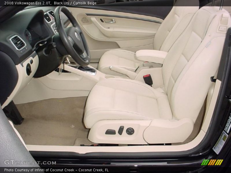 Black Uni / Cornsilk Beige 2008 Volkswagen Eos 2.0T