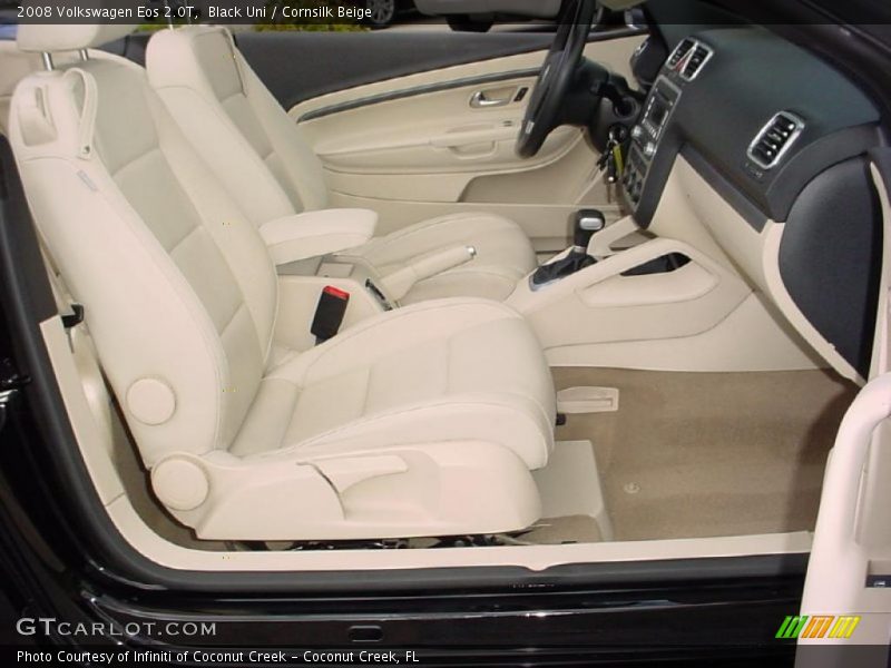 Black Uni / Cornsilk Beige 2008 Volkswagen Eos 2.0T
