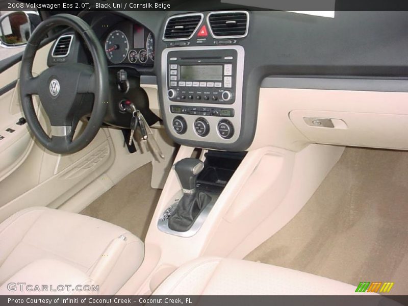 Black Uni / Cornsilk Beige 2008 Volkswagen Eos 2.0T