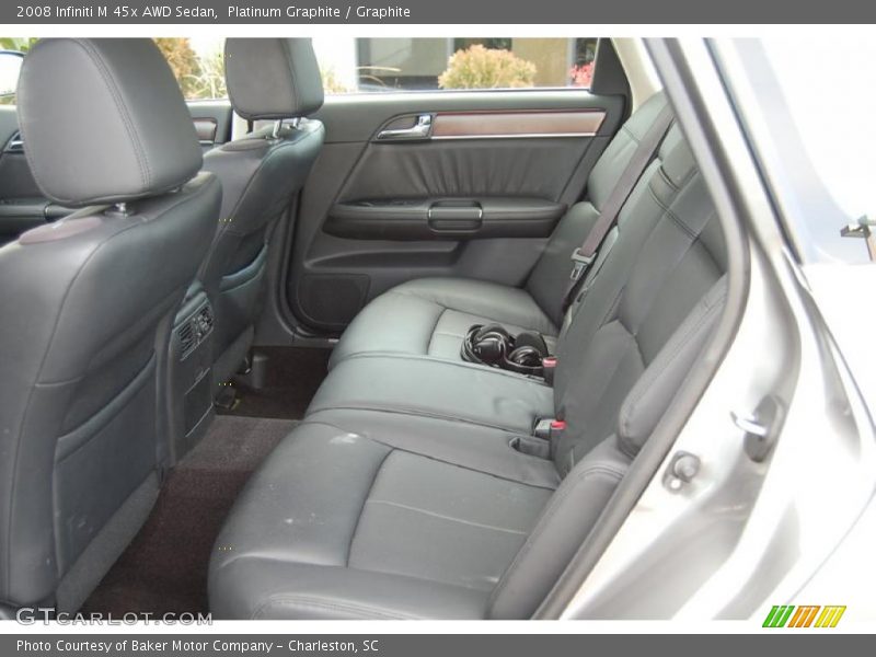 Platinum Graphite / Graphite 2008 Infiniti M 45x AWD Sedan