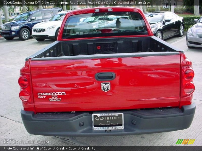 Inferno Red Crystal Pearl / Dark Slate Gray/Medium Slate Gray 2008 Dodge Dakota SXT Crew Cab