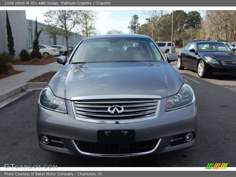 Platinum Graphite / Graphite 2008 Infiniti M 45x AWD Sedan