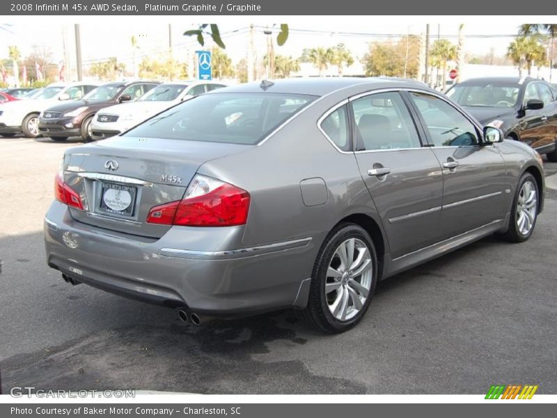 Platinum Graphite / Graphite 2008 Infiniti M 45x AWD Sedan