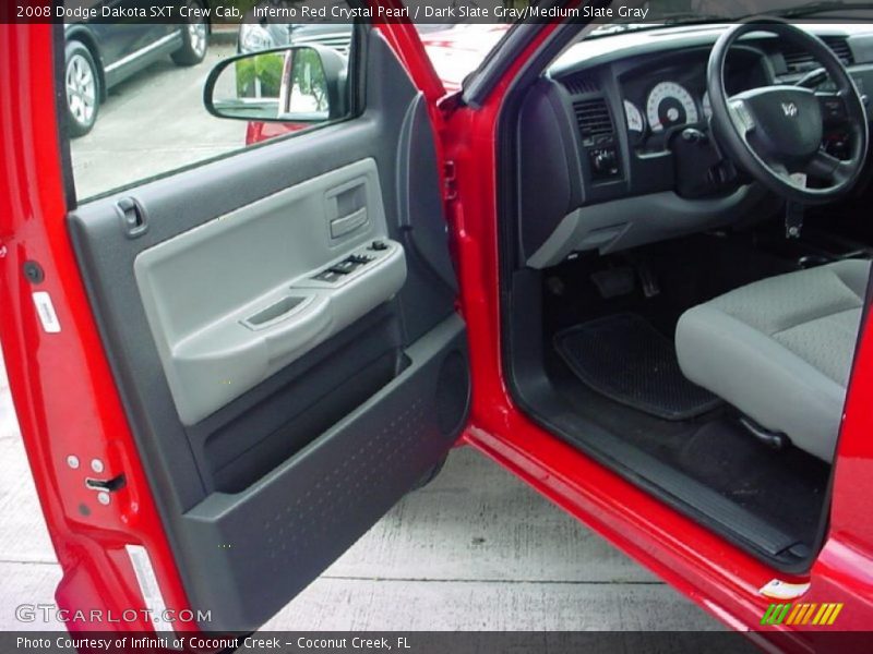 Inferno Red Crystal Pearl / Dark Slate Gray/Medium Slate Gray 2008 Dodge Dakota SXT Crew Cab