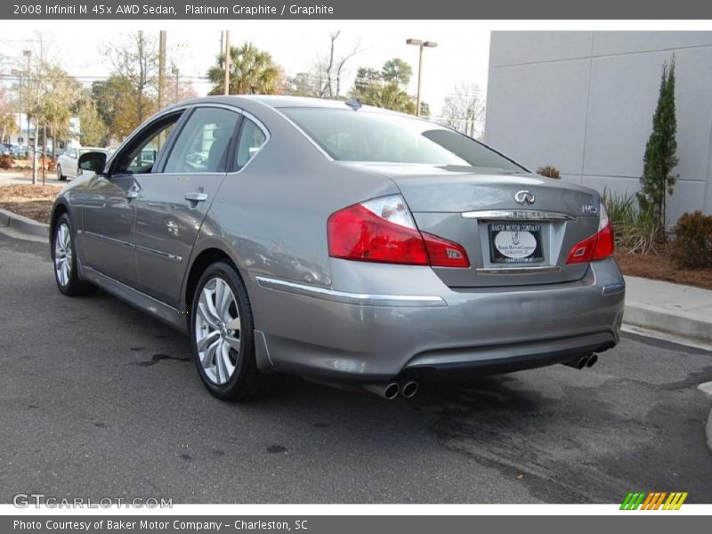 Platinum Graphite / Graphite 2008 Infiniti M 45x AWD Sedan