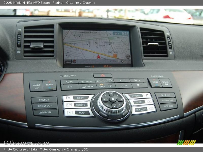 Platinum Graphite / Graphite 2008 Infiniti M 45x AWD Sedan