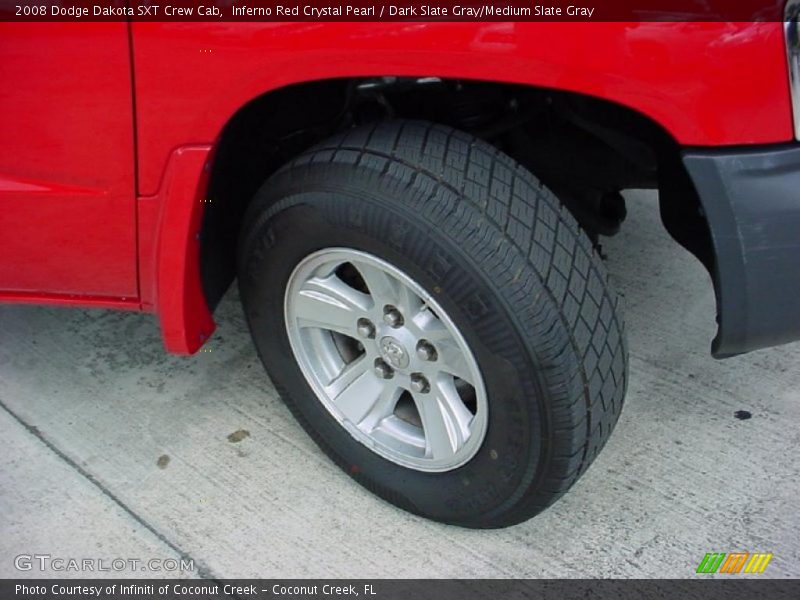 Inferno Red Crystal Pearl / Dark Slate Gray/Medium Slate Gray 2008 Dodge Dakota SXT Crew Cab