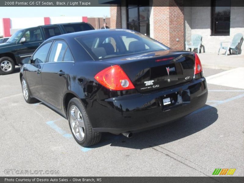 Black / Light Taupe 2008 Pontiac G6 GT Sedan