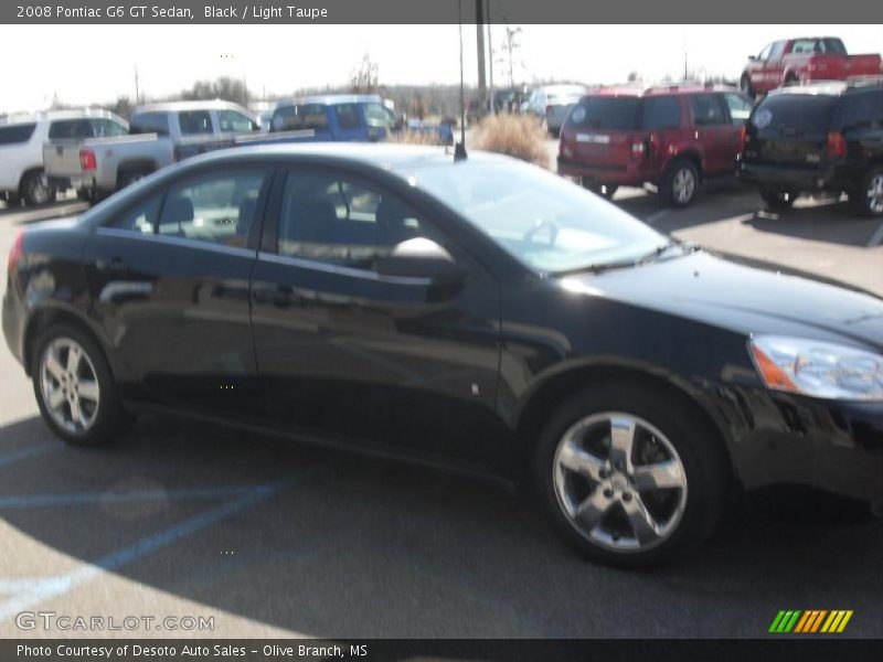 Black / Light Taupe 2008 Pontiac G6 GT Sedan