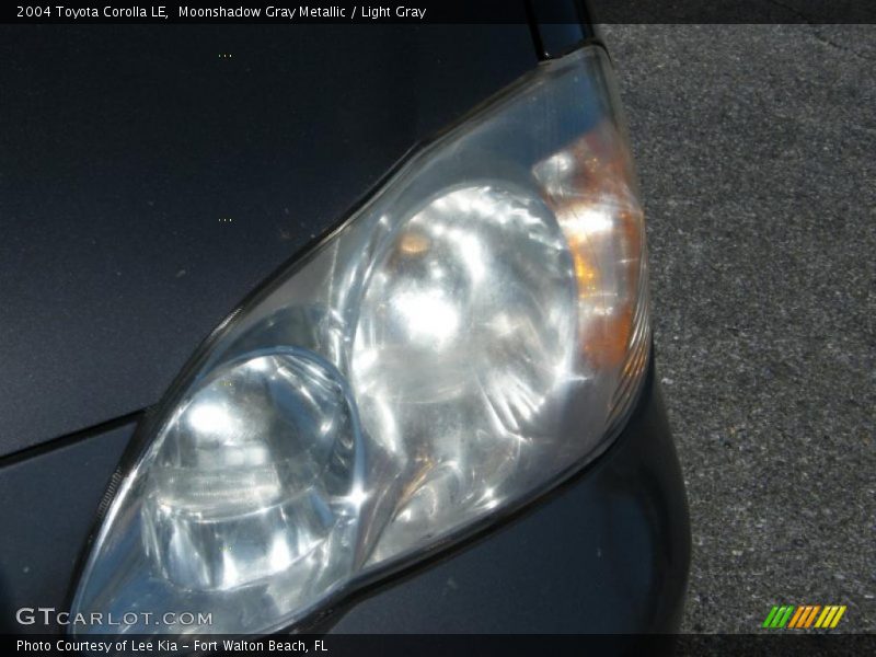 Moonshadow Gray Metallic / Light Gray 2004 Toyota Corolla LE