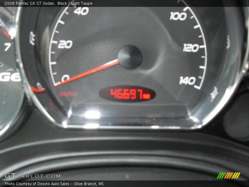 Black / Light Taupe 2008 Pontiac G6 GT Sedan