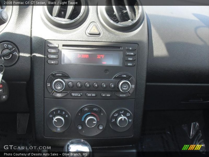 Black / Light Taupe 2008 Pontiac G6 GT Sedan