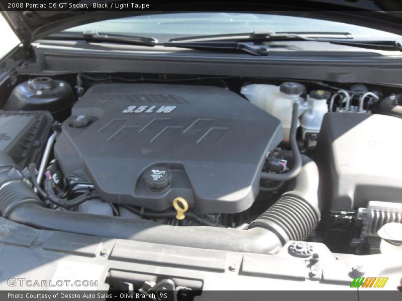 Black / Light Taupe 2008 Pontiac G6 GT Sedan