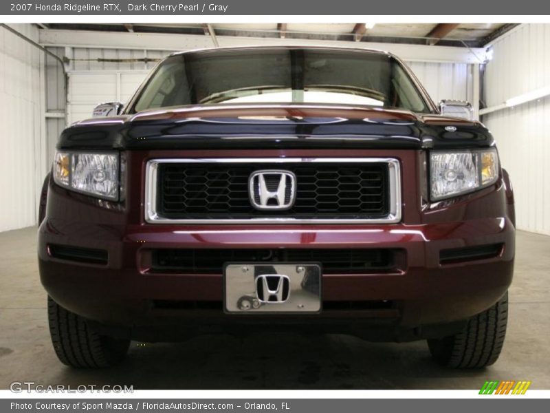 Dark Cherry Pearl / Gray 2007 Honda Ridgeline RTX