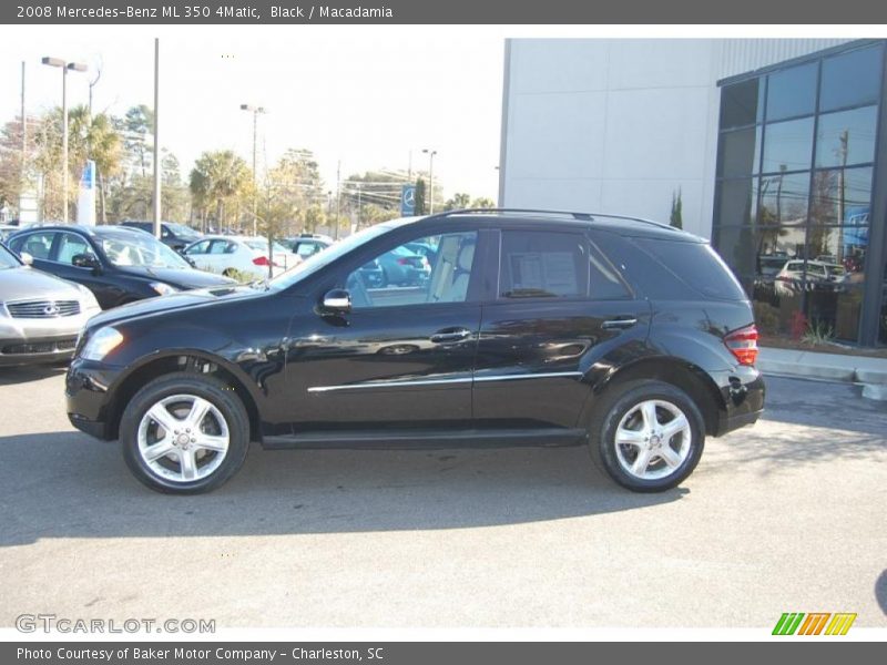 Black / Macadamia 2008 Mercedes-Benz ML 350 4Matic