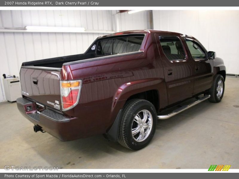 Dark Cherry Pearl / Gray 2007 Honda Ridgeline RTX