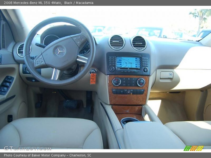 Black / Macadamia 2008 Mercedes-Benz ML 350 4Matic