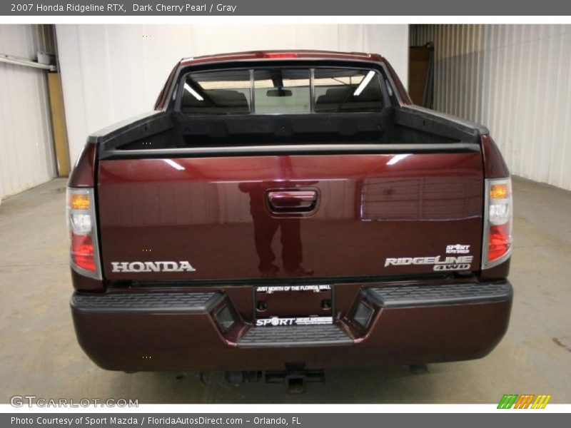 Dark Cherry Pearl / Gray 2007 Honda Ridgeline RTX