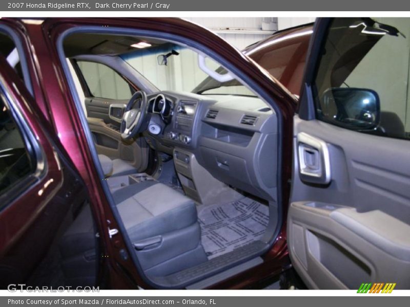 Dark Cherry Pearl / Gray 2007 Honda Ridgeline RTX