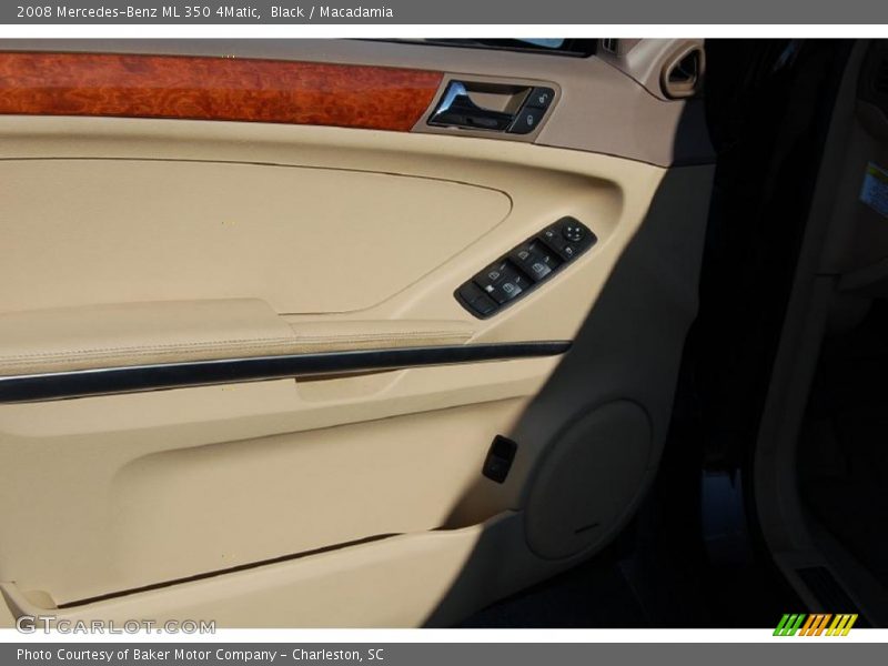 Black / Macadamia 2008 Mercedes-Benz ML 350 4Matic