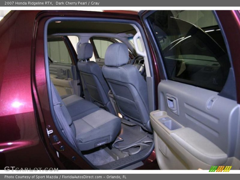 Dark Cherry Pearl / Gray 2007 Honda Ridgeline RTX