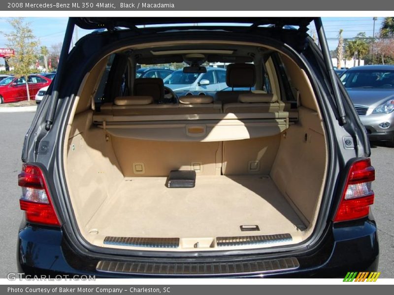 Black / Macadamia 2008 Mercedes-Benz ML 350 4Matic