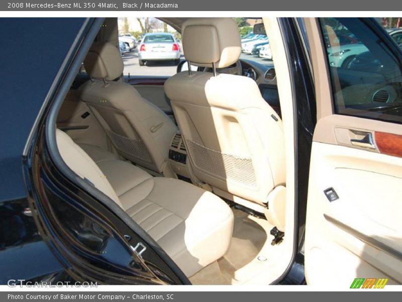 Black / Macadamia 2008 Mercedes-Benz ML 350 4Matic