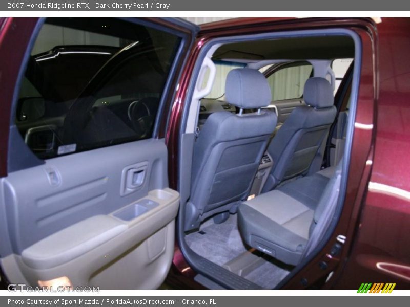 Dark Cherry Pearl / Gray 2007 Honda Ridgeline RTX