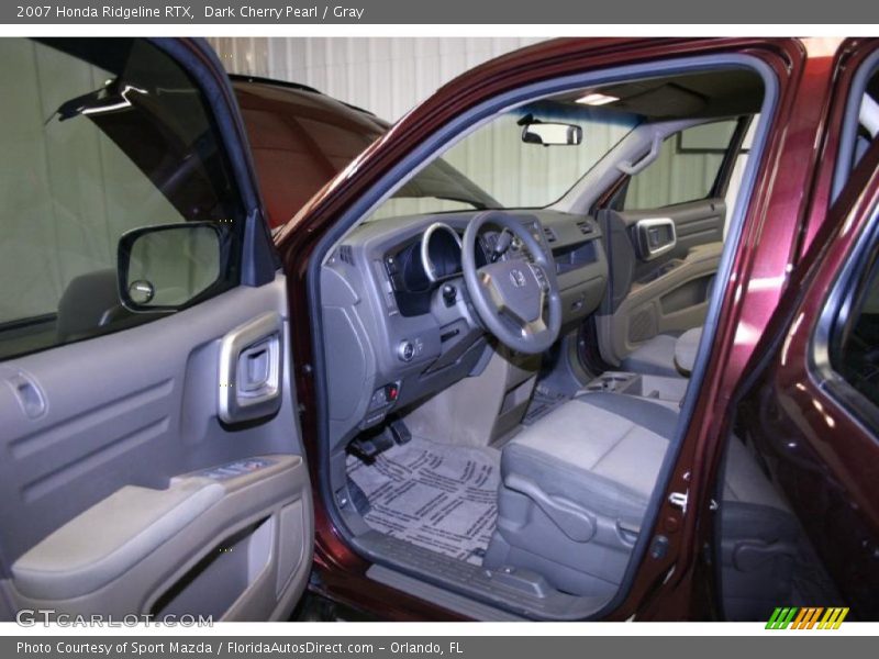 Dark Cherry Pearl / Gray 2007 Honda Ridgeline RTX