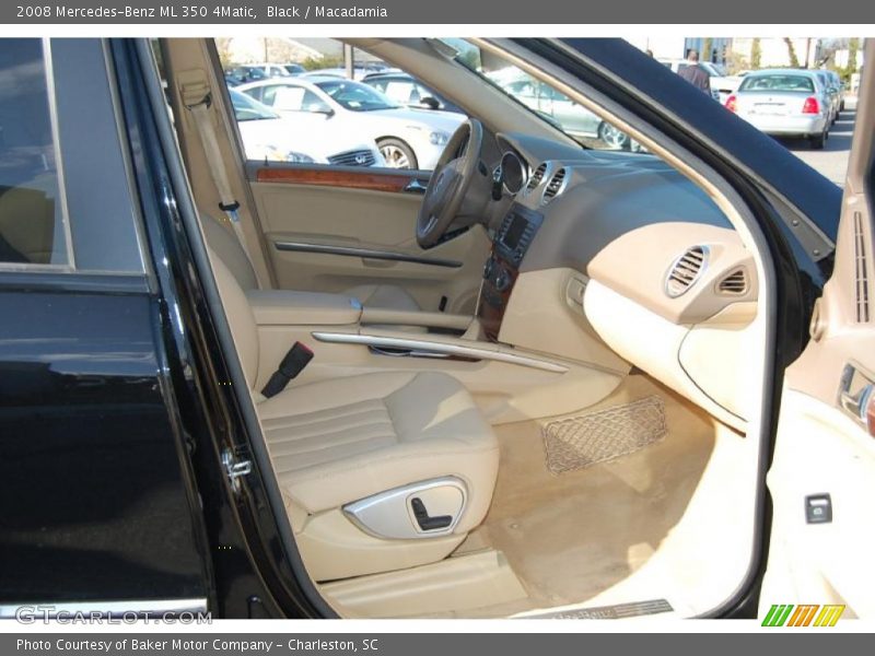 Black / Macadamia 2008 Mercedes-Benz ML 350 4Matic