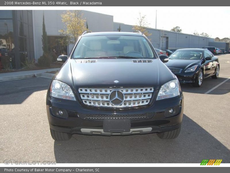 Black / Macadamia 2008 Mercedes-Benz ML 350 4Matic