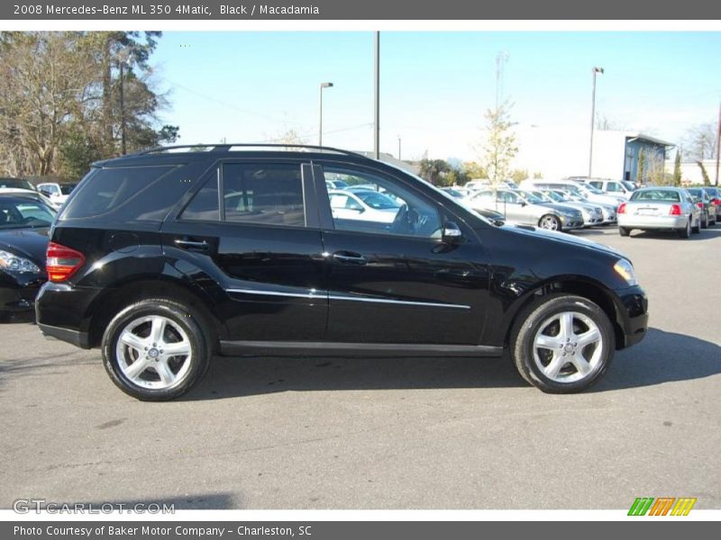 Black / Macadamia 2008 Mercedes-Benz ML 350 4Matic