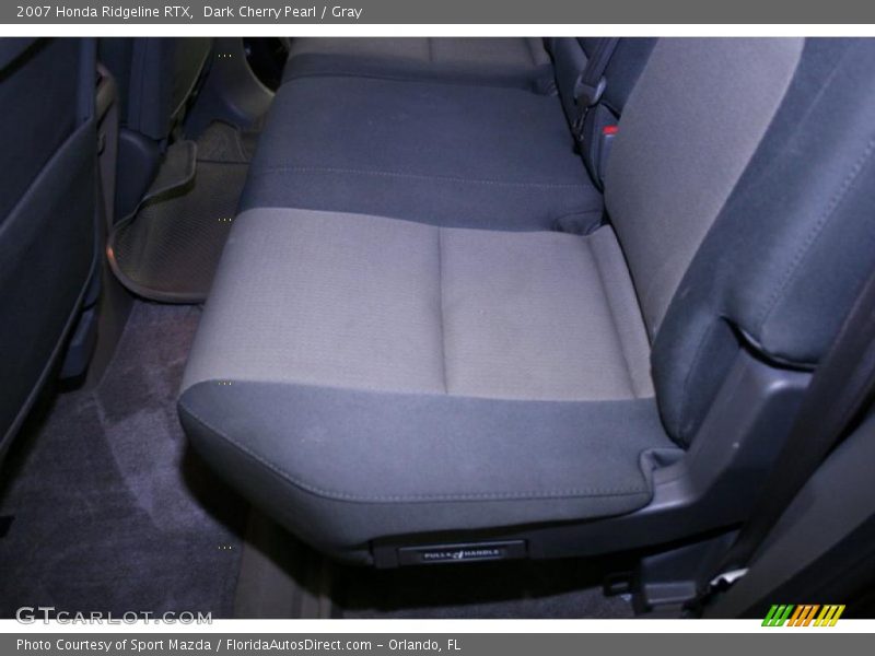 Dark Cherry Pearl / Gray 2007 Honda Ridgeline RTX