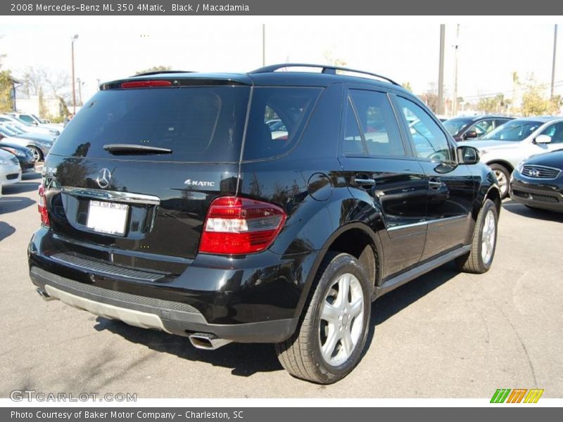 Black / Macadamia 2008 Mercedes-Benz ML 350 4Matic